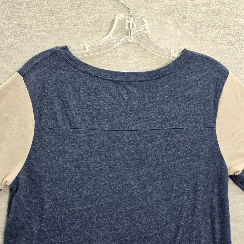 Dallas‎ Cowboys Women Top Medium Blue Shirt Logo Nike Short Sleeve Crew Neck